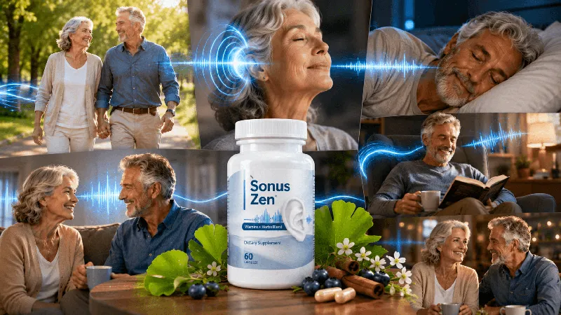 SonusZen benefits for tinnitus relief hearing clarity sleep and focus